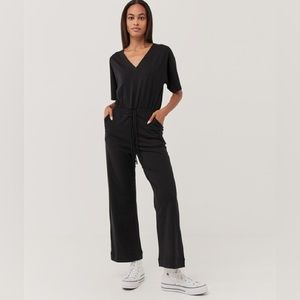 Pact Black Jumpsuit